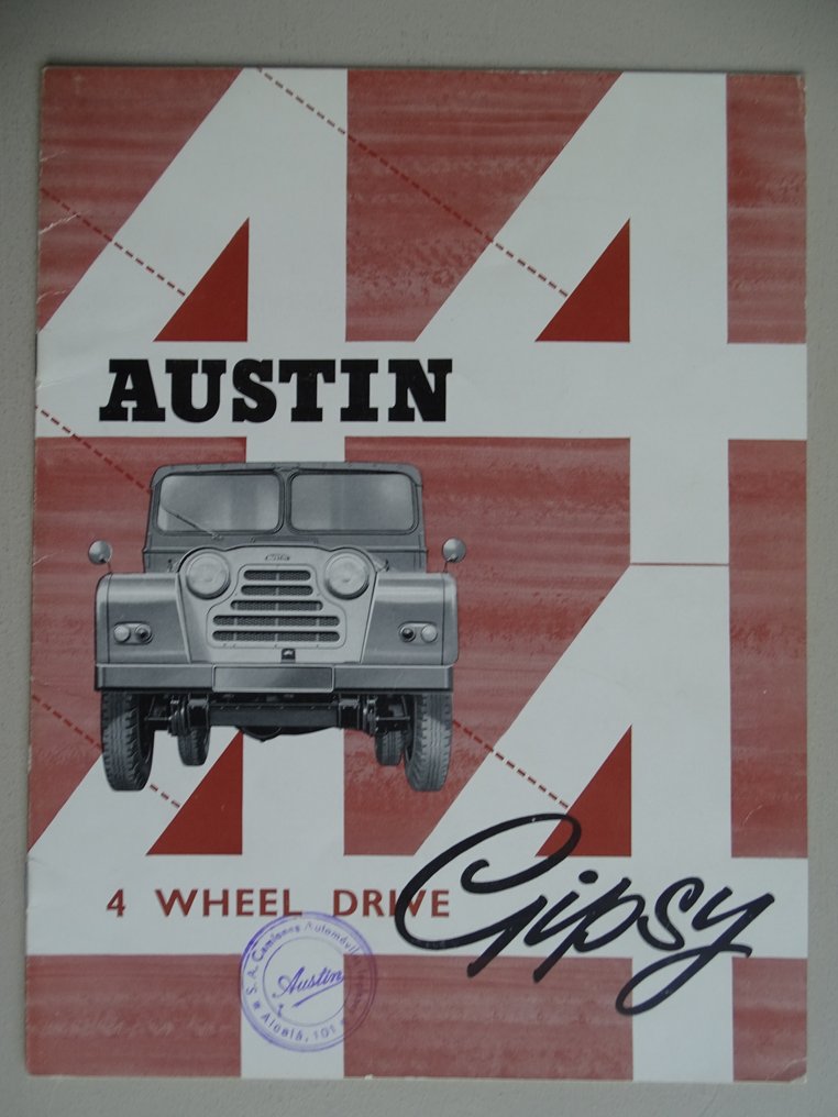 Brochure - Austin - Gipsy 4 Wheel Drive - 1958 #1.0