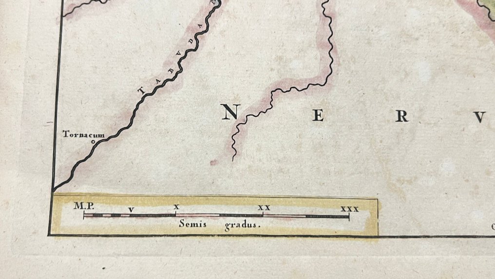 Netherlands - Zeeland, Brabant, Limburg; Mensone Alting. / F. Halma. - Descriptio Agri Batavi - 1721-1750 #2.1