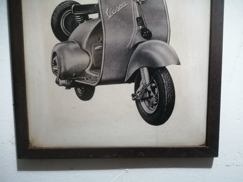 Piaggio - Vespa广告牌 - Vespa - 廣告牌 - 1980 - 金屬 #4.3