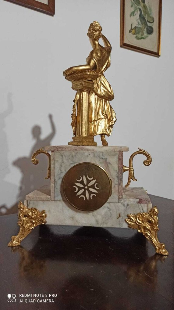 Console clock - Marble - 1850-1900 #2.1