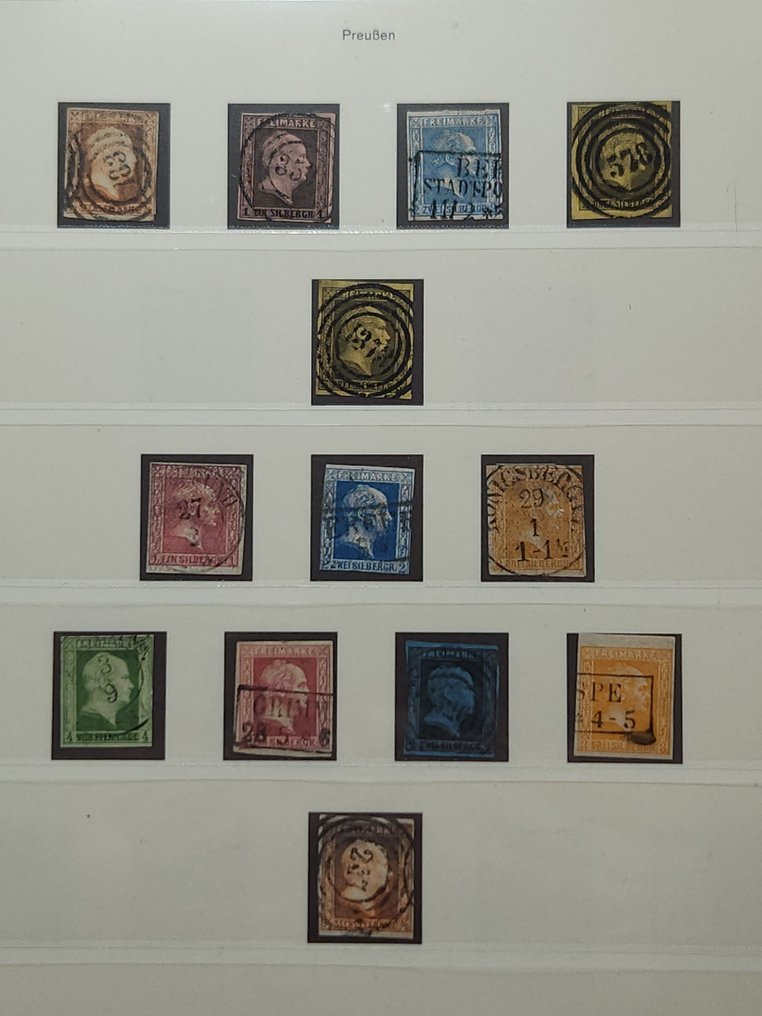 Prussia 1850/1867 - Altdeutschland Prussia in main issues, complete collection, canceled. - Michel Nr. 1-26 #1.0