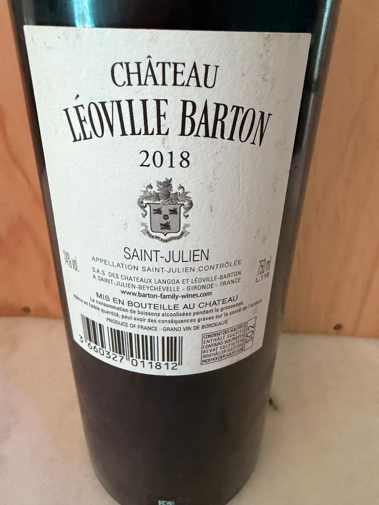 Ch. Léoville Barton, Ch. Malartic Lagraviere, Ch. Malescot St Exupéry, Ch. Durfort Vivens & Ch. - 聖朱利安, 瑪歌酒莊, 佩薩克-雷奧良, 聖埃美隆 Grand Cru Classé - 6 瓶 (0.75L) #4.3