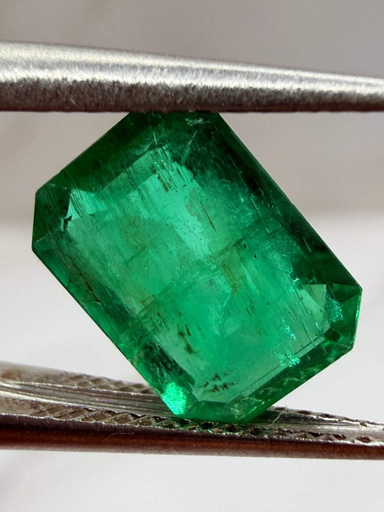 没有保留价 - 1 pcs  绿色 祖母绿  - 1.82 ct - 国际宝石研究院（IGI） - 天然翡翠 #2.1