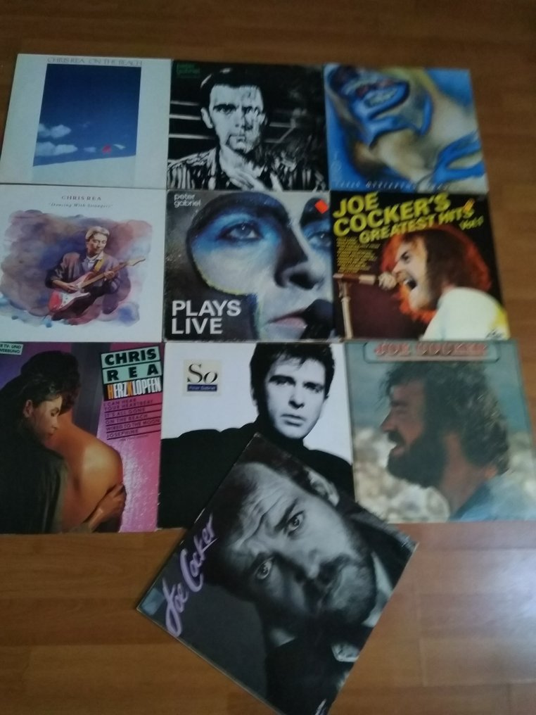 Peter Gabriel, Chris Rea, Joe Cocker - Collection of 11 x albums - 多个标题 - LP 专辑(多件品) - 1973 #1.0