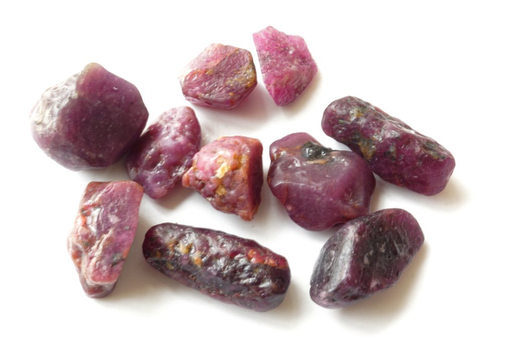 红宝石 177克拉未经过处理的天然红宝石原石- 35.39 g - (10) #1.0