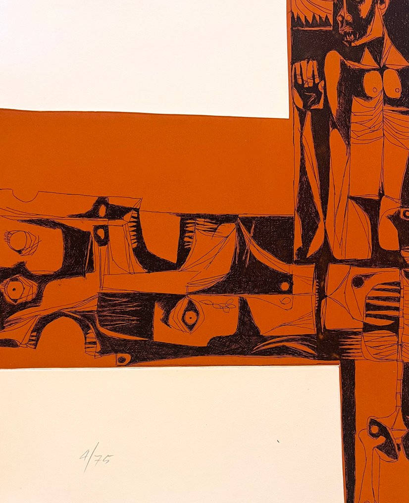 Oswaldo Guayasamin (1919-1999) - Lidice 3 #1.0