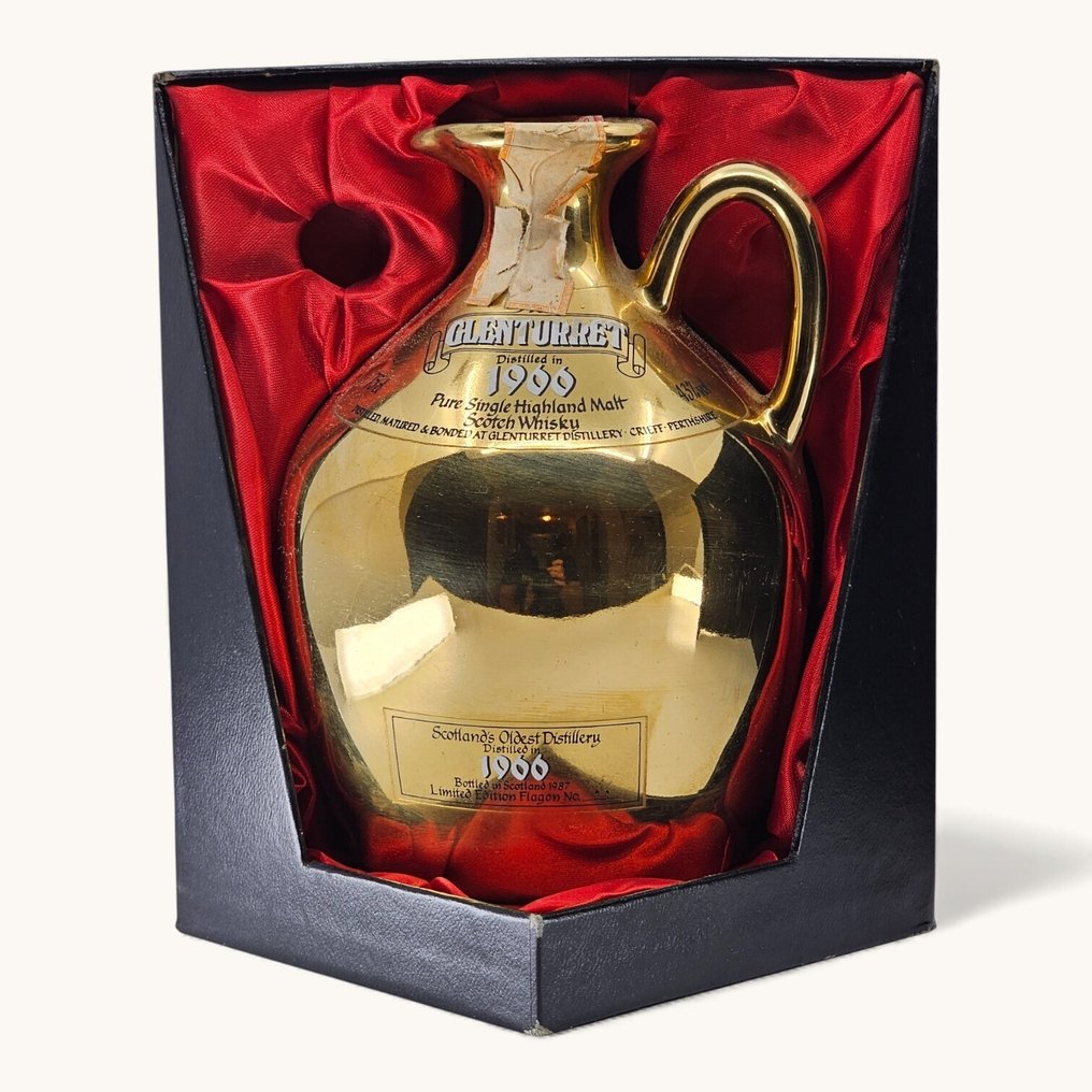 Glenturret 1966 21 years old Gold Flagon  - b. 1987  - 70cl #1.0