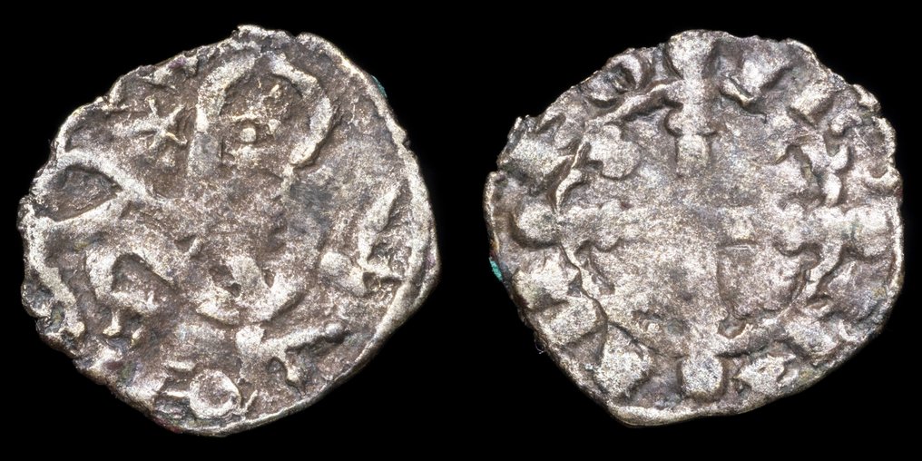 Regno di Castiglia. Alfonso IX (1171-1230). Dinero Ceca Estrella (BAU 276) (Senza prezzo di riserva) #1.0