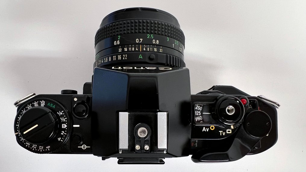 Canon A-1 + FD 1,8/50mm | Αντανακλαστική φωτογραφική μηχανή με μονό φακό (TLR) #3.2