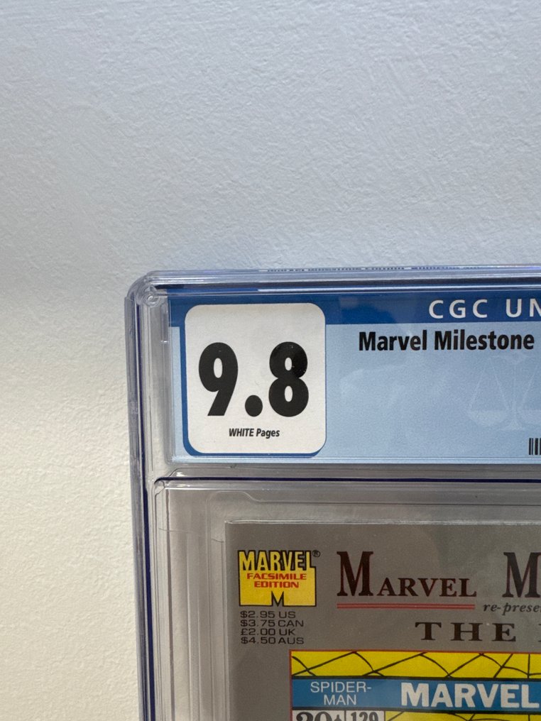 The Amazing Spider-Man #129 - Marvel Milestone 1992 Edition - The Punisher Strikes Twice! - 1st appearance of the Punisher - 1 Graded comic - Genoptryk - 1992 - CGC 9.8 #3.2