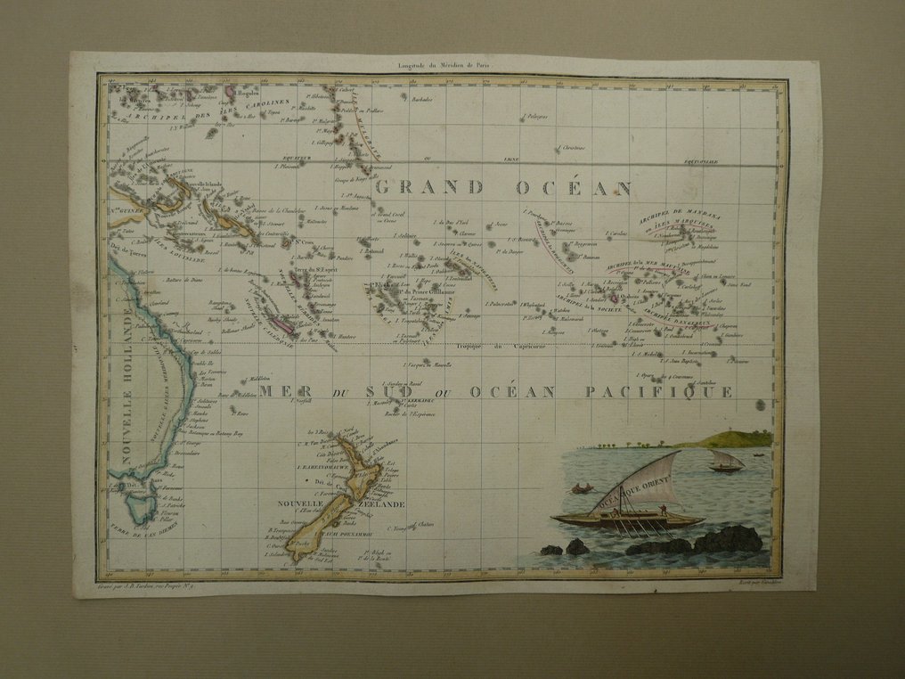 大洋洲 - 新西兰 / 澳大利亚 / 太平洋; P. Lapie - Océanique Orient - 1809 #1.0