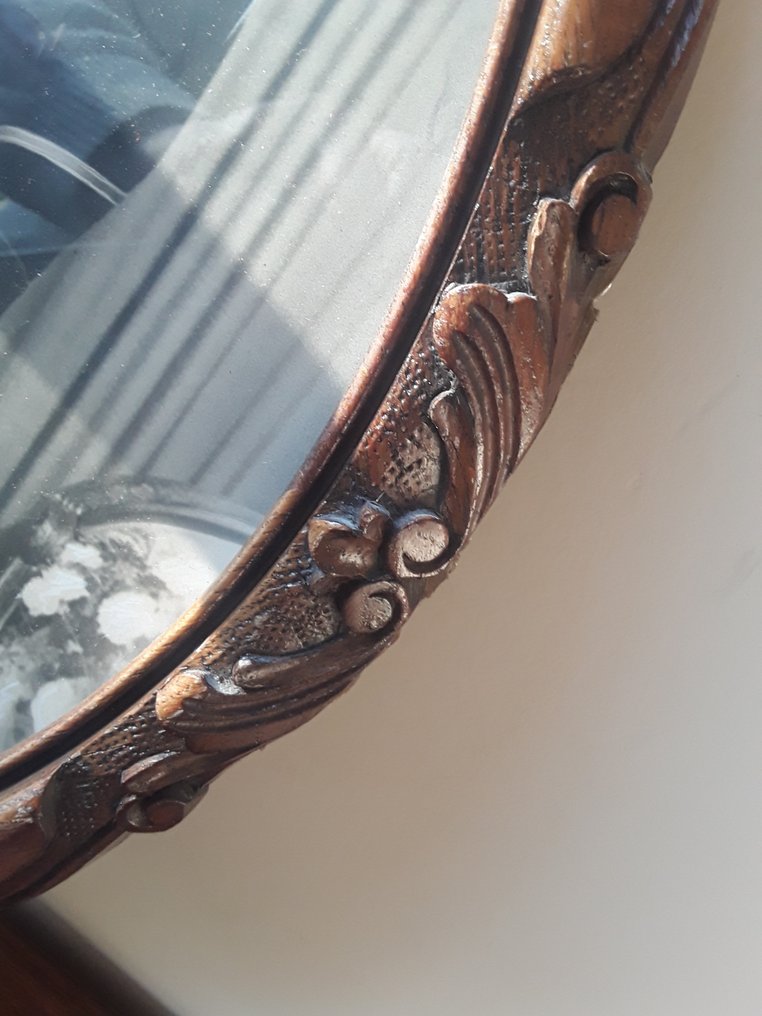 Picture frame (2)  - Wood - Two antique floral lists #3.2