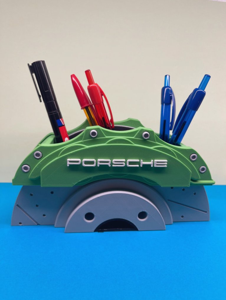 Portapenne unico con disco freno Porsche - Porsche #1.0