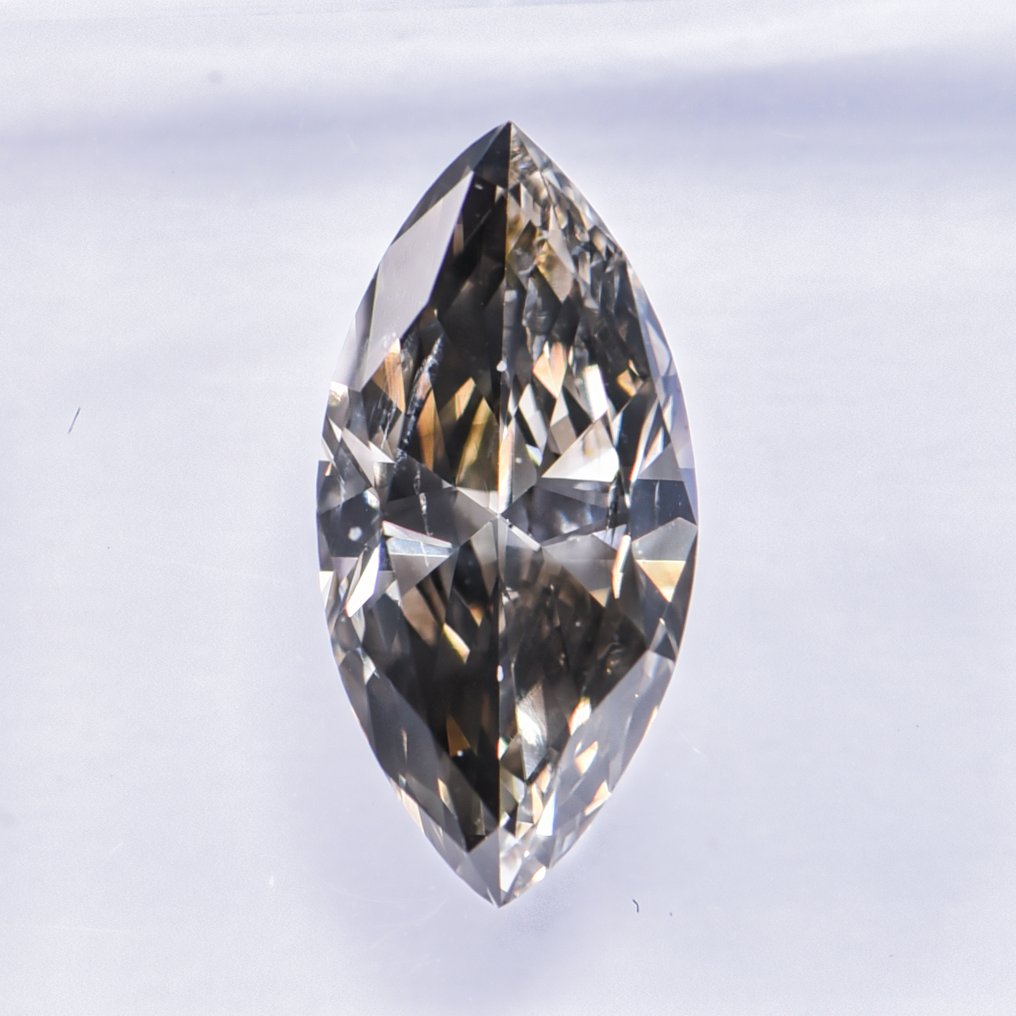 没有保留价 - 1 pcs 钻石  (天然色彩的)  - 1.15 ct - 榄尖形 - Fancy deep 稍帶棕色的, 稍帶綠色的 黄色 - SI1 微内含一级 - 国际宝石研究院（IGI） - VG #4.3