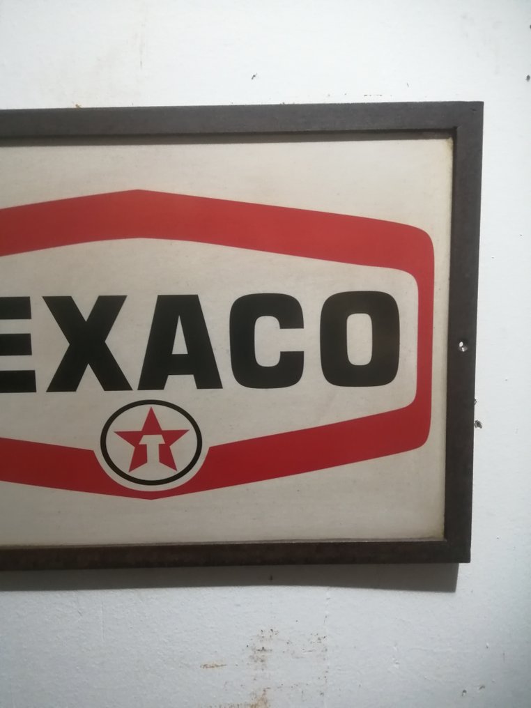Texaco - Texaco reklámtábla - Texaco - Reklámtábla - 1970 - Fém #4.3