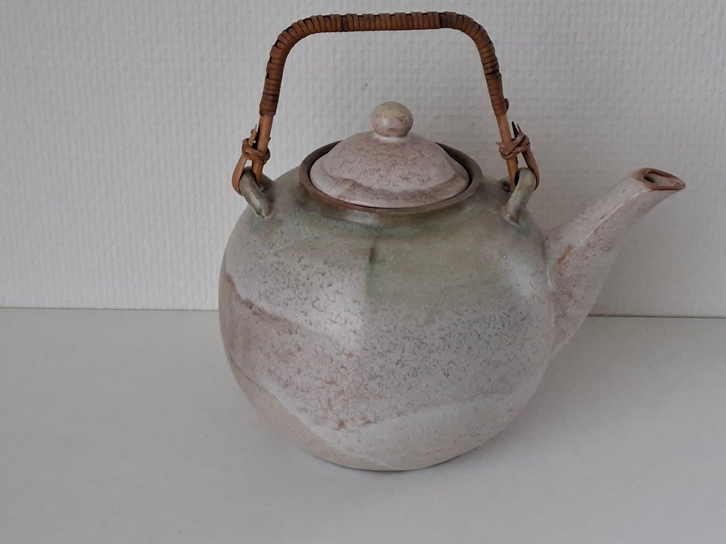 Hameln Töpferei - Klaus en Hildegard Delius - Bule - Barro - Bule de chá Art Deco #2.1