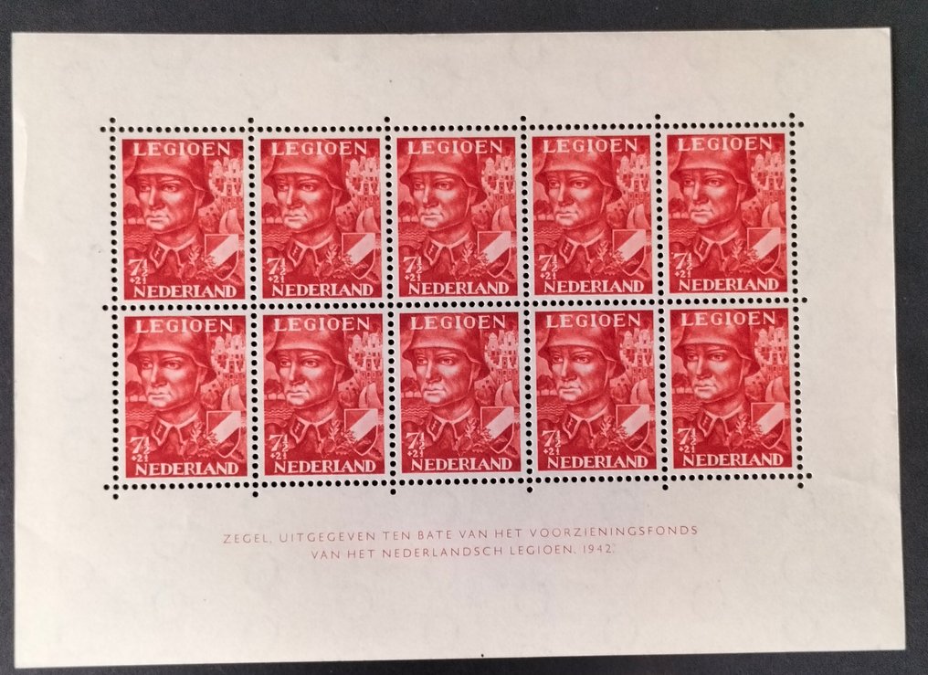 荷兰 1942 - 列伊恩布洛肯 - Nvph 402/403V #2.1