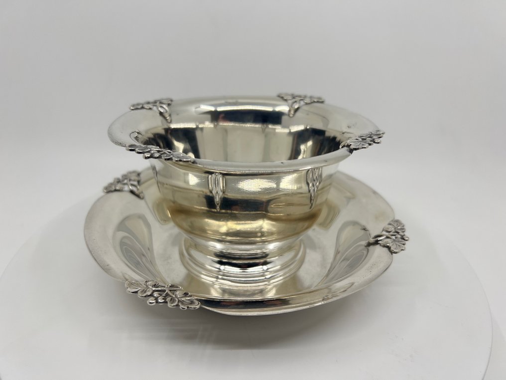 Fisher - Διακοσμητικό (2) - Alexandria - .925 silver - Μπολ και πιατέλα #4.3