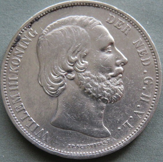 Niederlande. Willem III.. 2 1/2 Gulden 1867  (Ohne mindestpreis) #3.2
