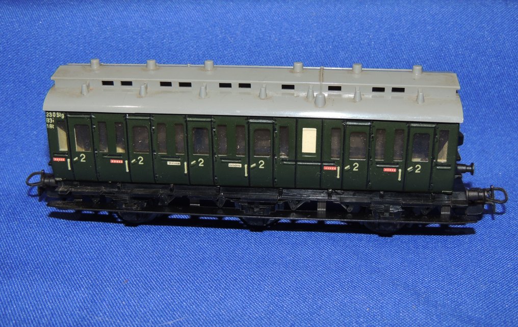 Märklin H0 - 4003/4004/4005 - 模型客運火車 (4) - 3节车厢和行李车 - DB #4.3