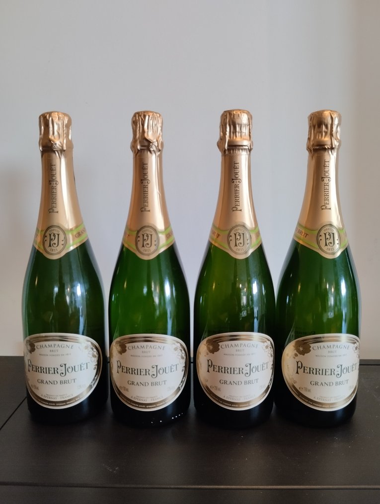 Perrier-Jouët, Grand Brut - Champagne Brut - 4 Flasker  (0,75 l) #1.0