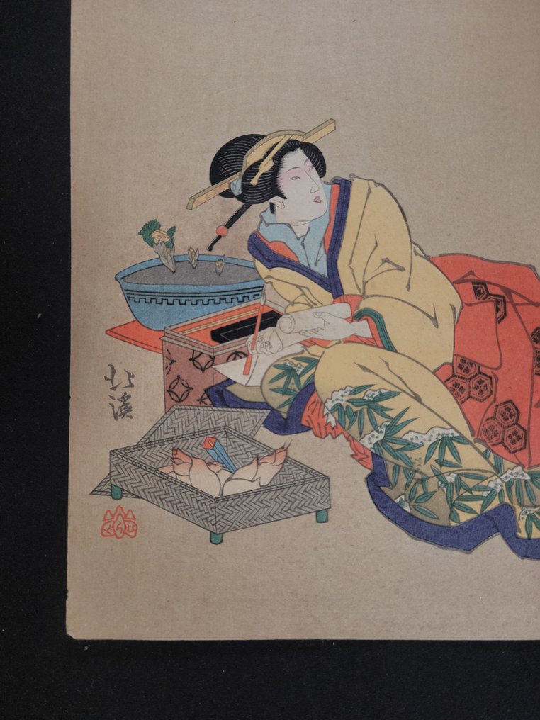 Bijin - Totoya Hokkei (1780–1850) - Ιαπωνία - Τέλη της περιόδου Edo  (χωρίς τιμή ασφαλείας) #4.3