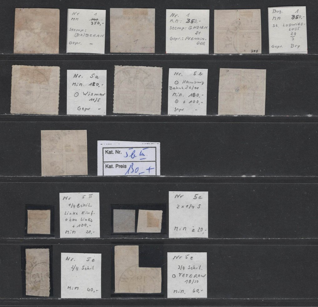 施威林大公國 1856 - 特別拍品 4/4 克林姆特币“加冕的公牛头” - Michel 1, 5 #1.0