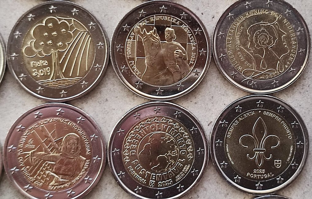 欧洲. 2 Euro 2009/2025 (25 moedas)  (没有保留价) #2.1