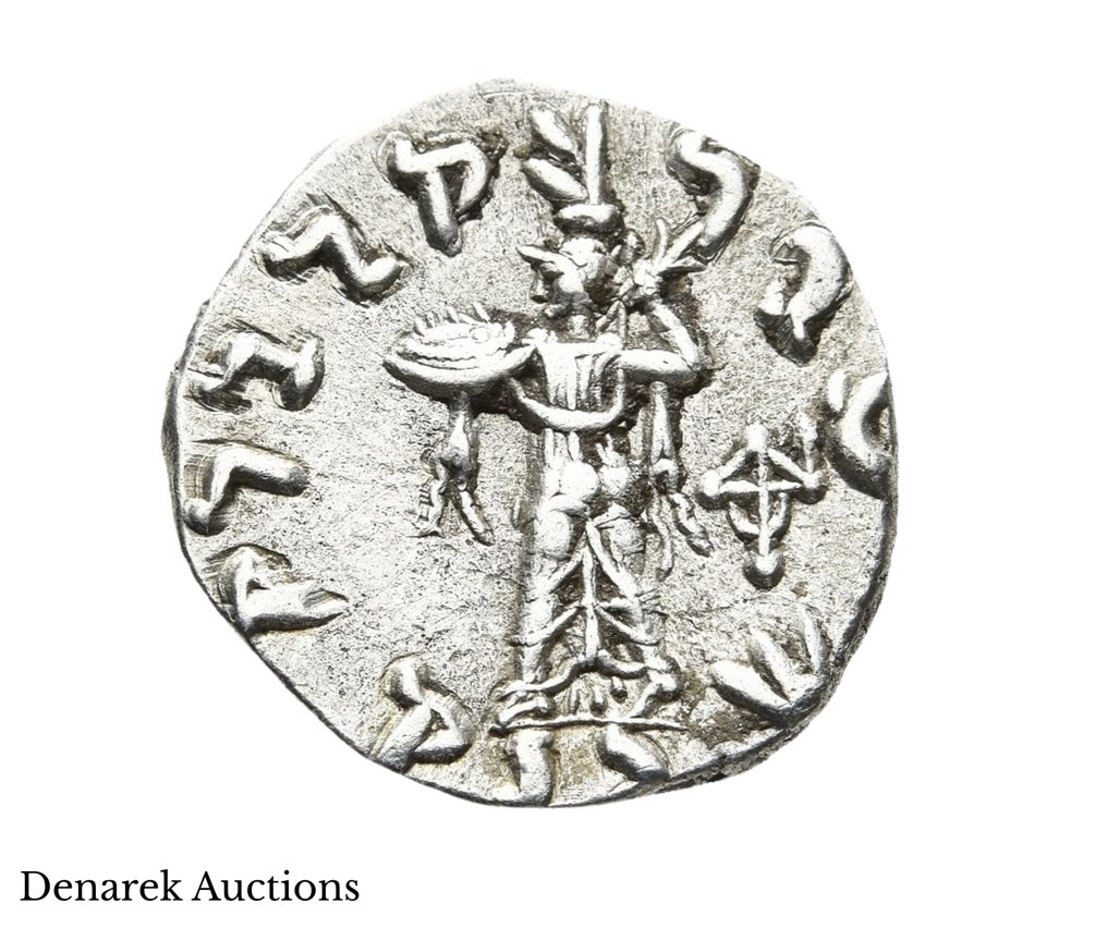 Baktriske kongedømme. Menander I Soter (Circa 155-130 BC). Drachm  (Ingen reservasjonspris) #1.0