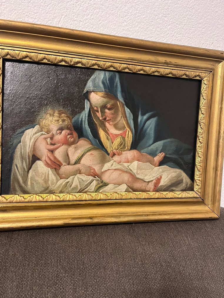 Venezianische Schule (XVII-XVIII) - Madonna mit Kind #2.1
