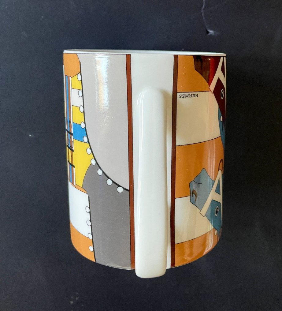 Hermes - Kopp (3) - "Rocabar" - Porslin - Originalförpackning #4.3