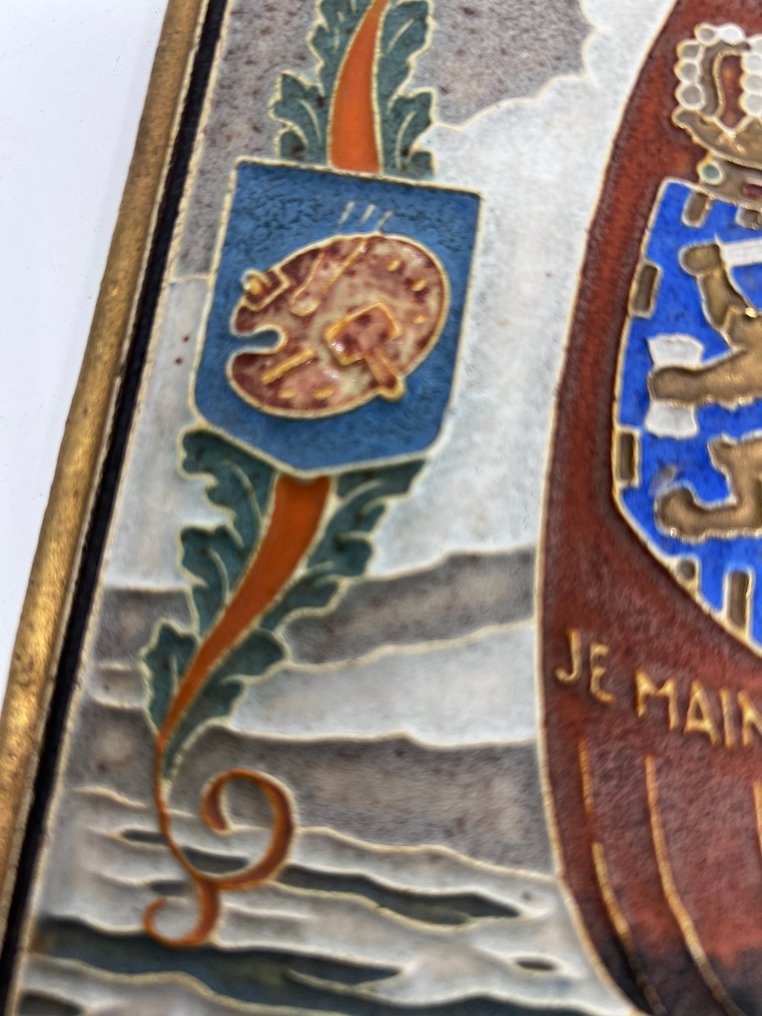 Πλακάκι - De Porceleyne Fles, Delft - H.J. Tieman - 1948 - Εορτασμός 50 ετών #3.2