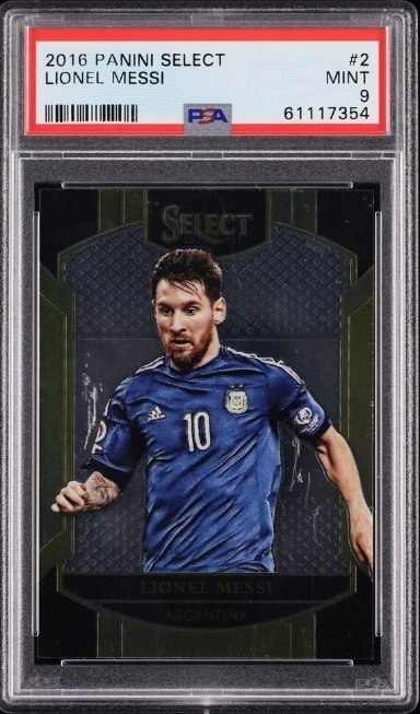 2016/17 Panini Select 萊納爾·梅西 #2 Graded card - PSA 9 - 1 Graded card #1.0
