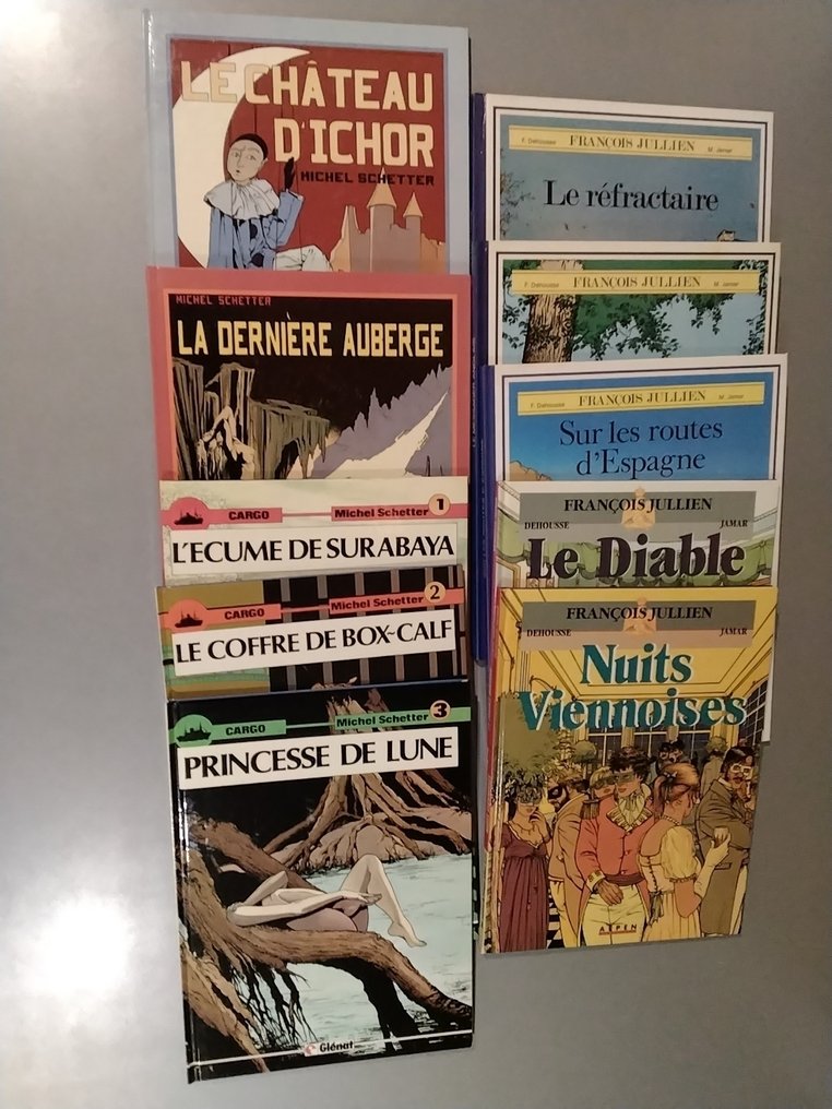 François Jullien / Le Château d’Ichor / La Dernière auberge / Cargo - 10x C - EO/Ré - 10 Album - 1982/1991 #1.0