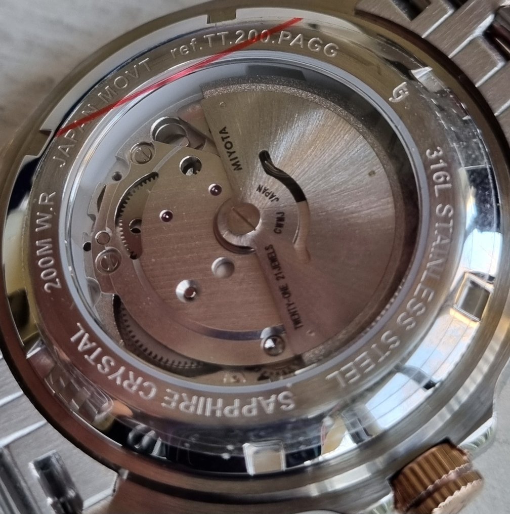 Tecnotempo - Professional Automatic - Japan Movt - 200M W.R - 没有保留价 - TT.200.PAGG - 男士 - 2020年及之后  #4.3