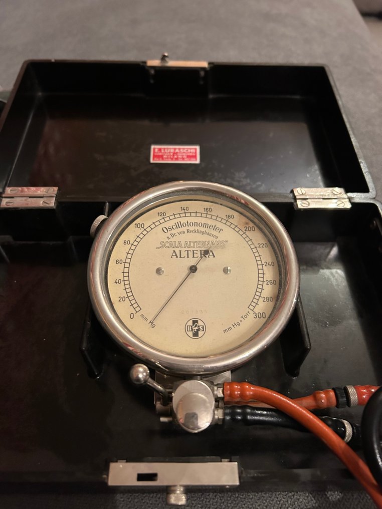 Altera - Ιατρικό όργανο - Άλτερα οσκιλοτόνομετρο, Ν. Δρ. Βον Ρεκλίνγκχαουζεν. - Χάλυβας - Κλασική μέτρηση πίεσης #1.0