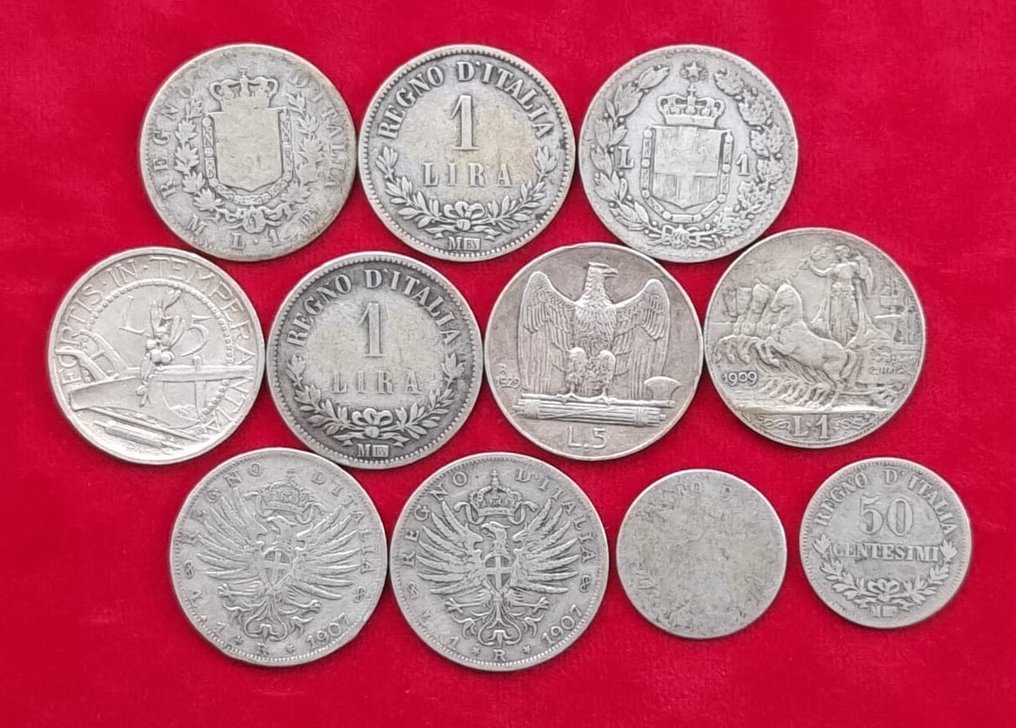 Ιταλία. Vittorio Emanuele II - III / Umberto I. 1863-1933  (χωρίς τιμή ασφαλείας) #1.0