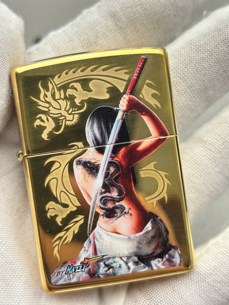Zippo - Utan reservationspris - Tändare - Guldpläterad #1.0