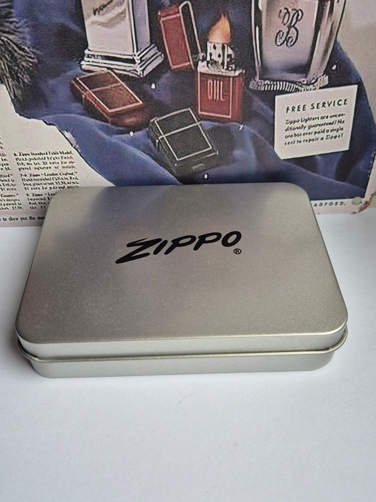 Zippo - Senza prezzo di riserva - Accendino - Acciaio (inossidabile) - (2) #1.0