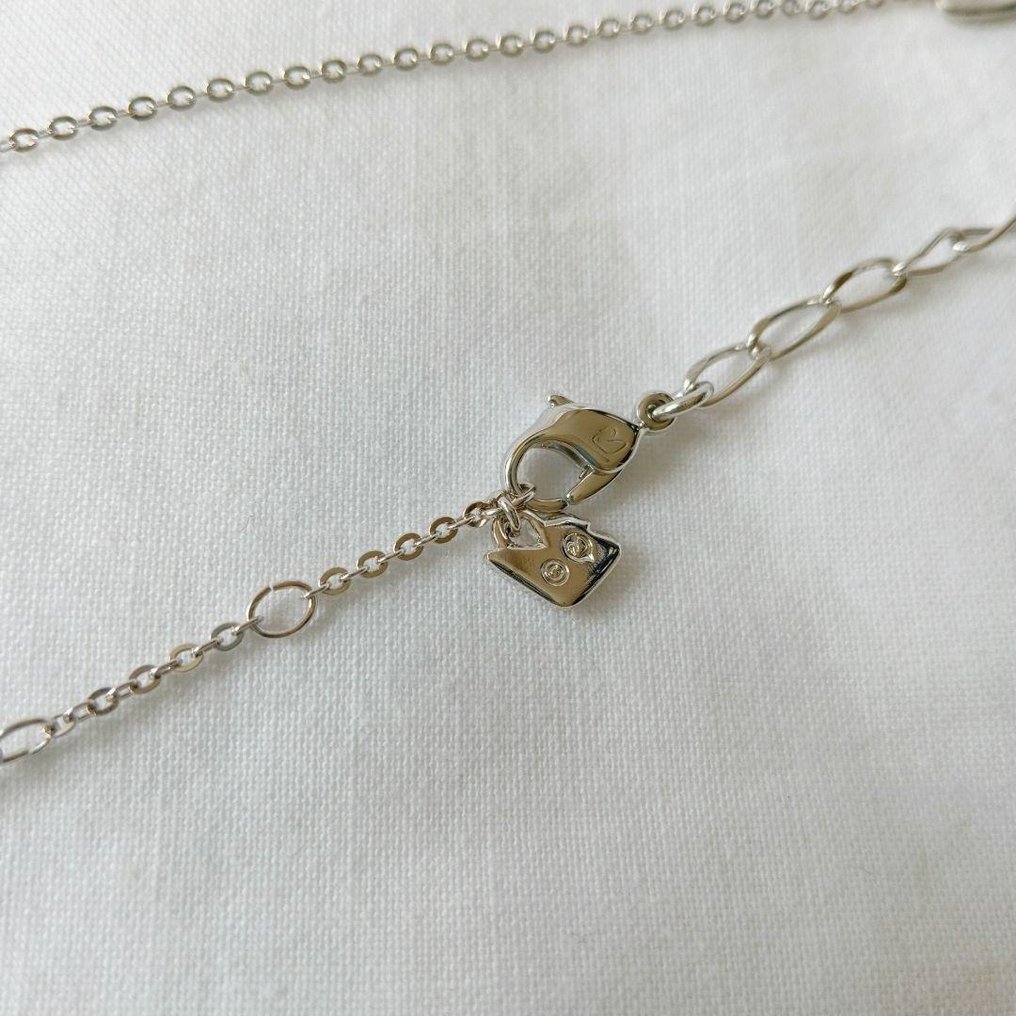 Swarovski - 施华洛世奇水晶配镀铑金属底座 - 项链 #4.3