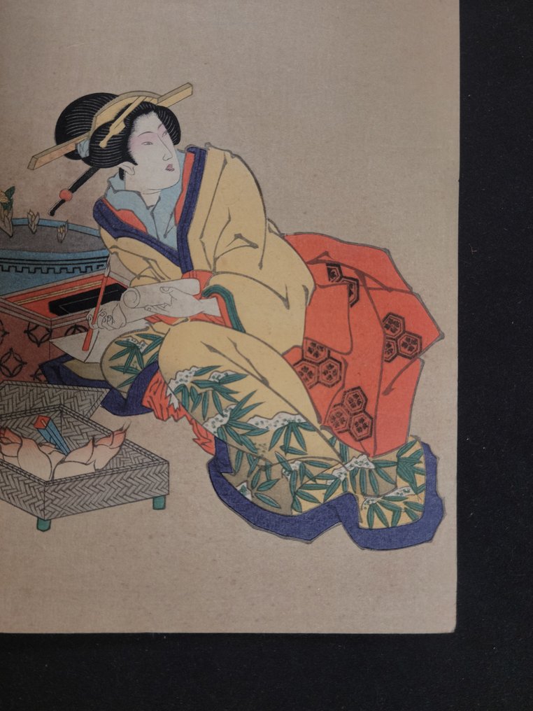 Bijin - Totoya Hokkei (1780–1850) - Ιαπωνία - Τέλη της περιόδου Edo  (χωρίς τιμή ασφαλείας) #3.2