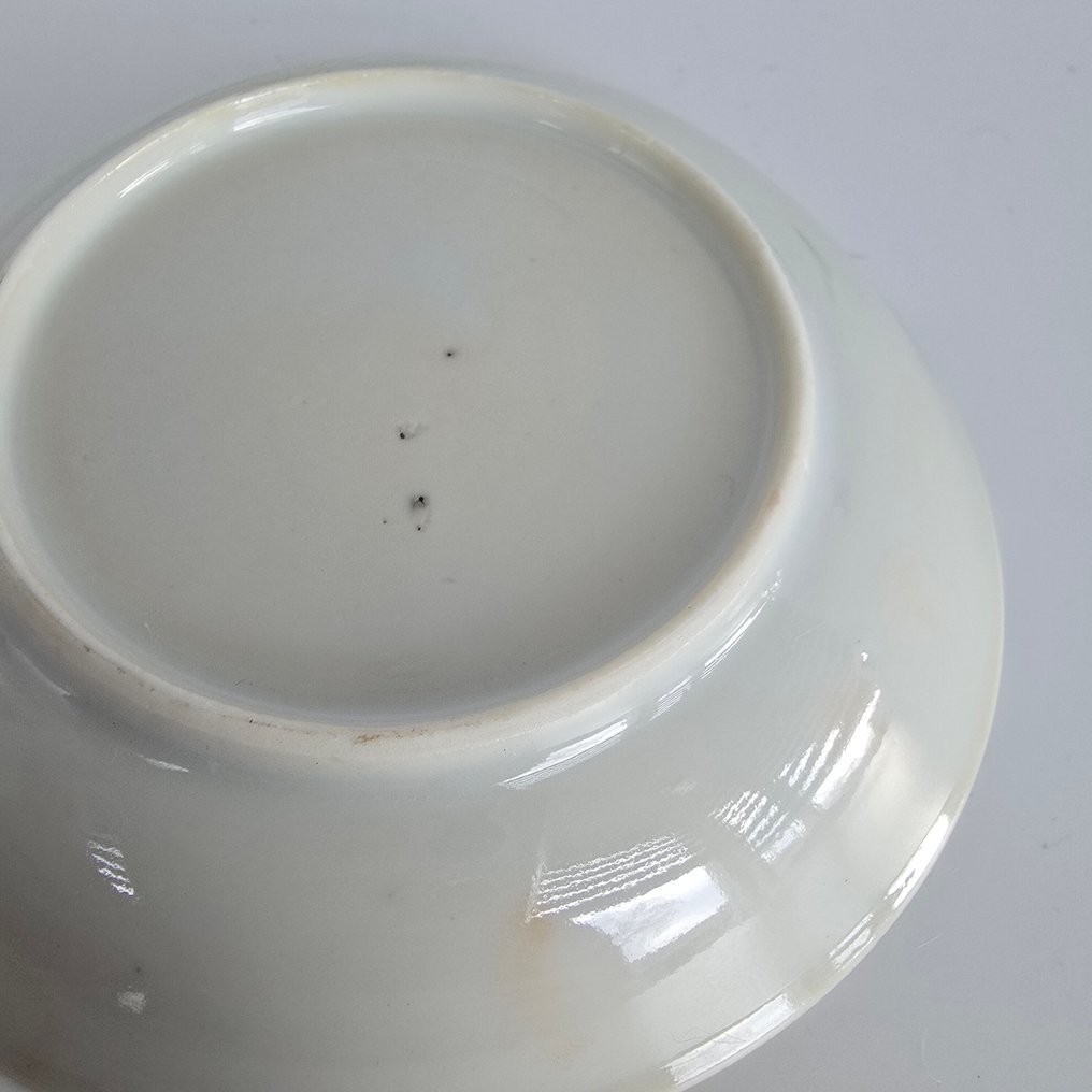 Cup and saucer (6) - Porcelain - Temple decor #4.3