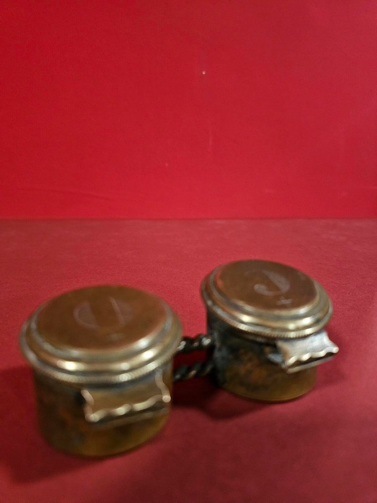 盒子 - 黄铜 - Saintes油盒 #3.2