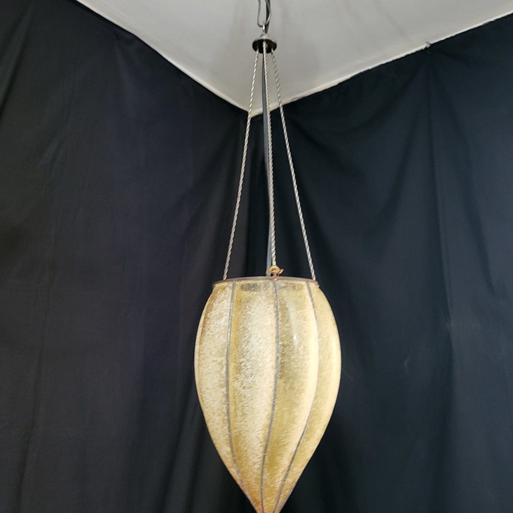 Κρεμαστό φωτιστικό - Γυαλί Murano - Λάμπα από γυαλί Murano. #1.0