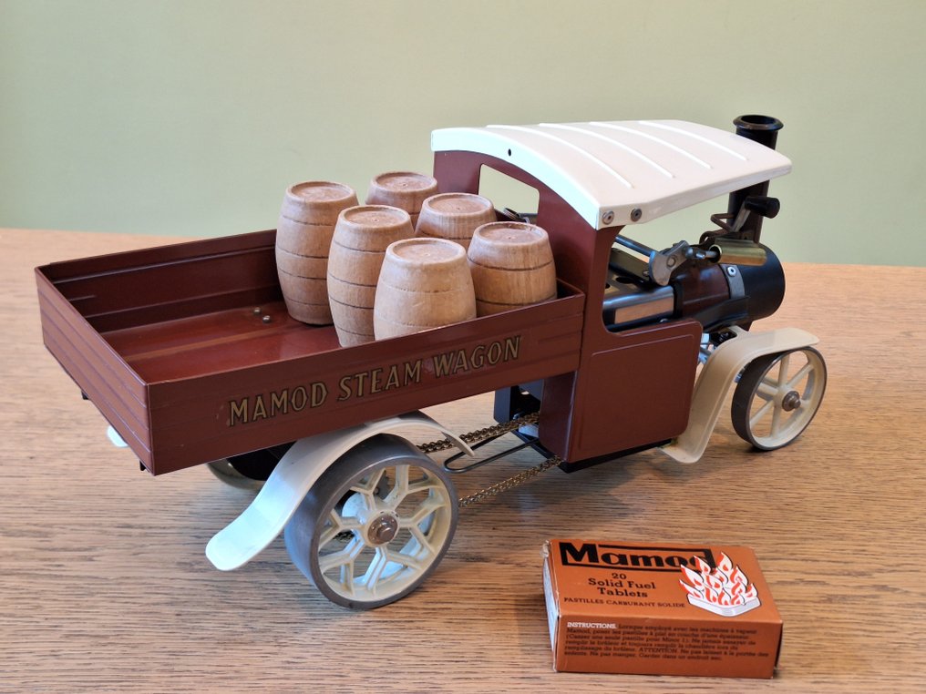 Ατμομηχανή - Mamod - Μέταλλο, Ξύλο, Πλαστικό - 1970-1980 - Μαμοδ Στεμ Βαγκον (SW1) Μοντέλο παιχνιδιού με ζωντανό ατμό #4.3