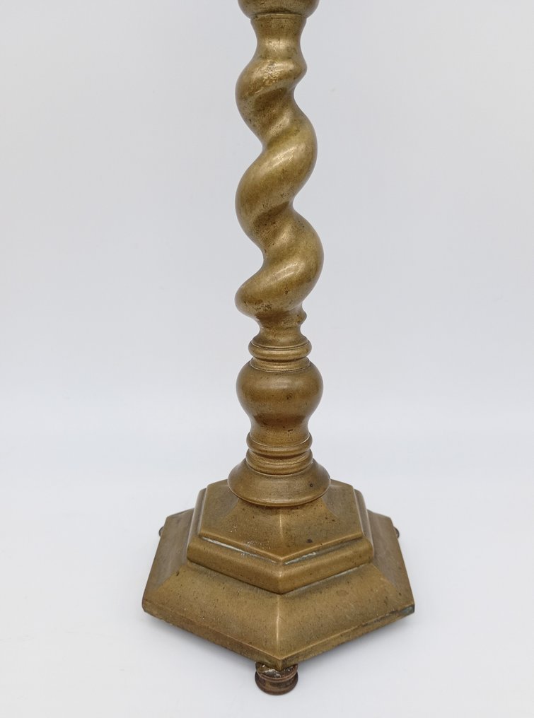 Candlestick - Bronze, Brass - with fire extinguisher #4.3