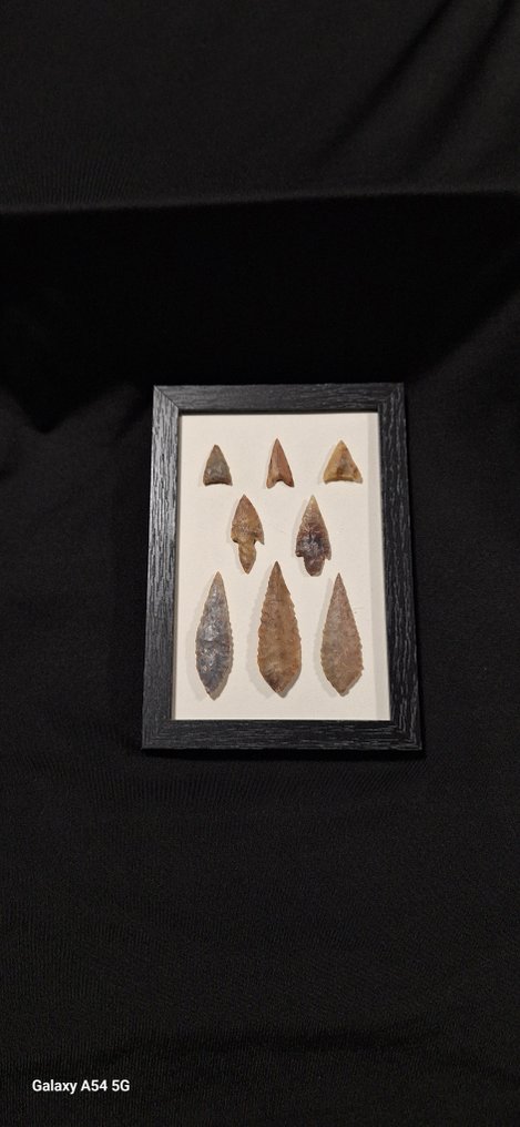 Neolithic Jasper Neolithic bifacial spear point collection from North Africa, archaeological collection. - 169 mm  (No reserve price) #1.0