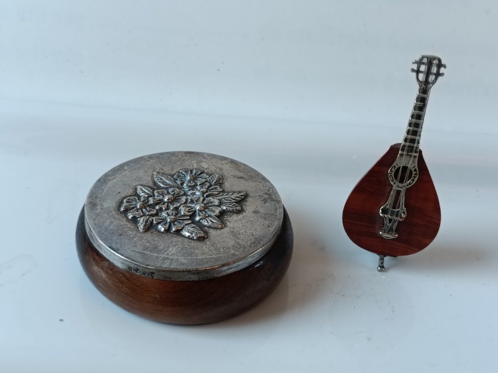 Boîte à bijoux - Argento 925 et bois #4.3