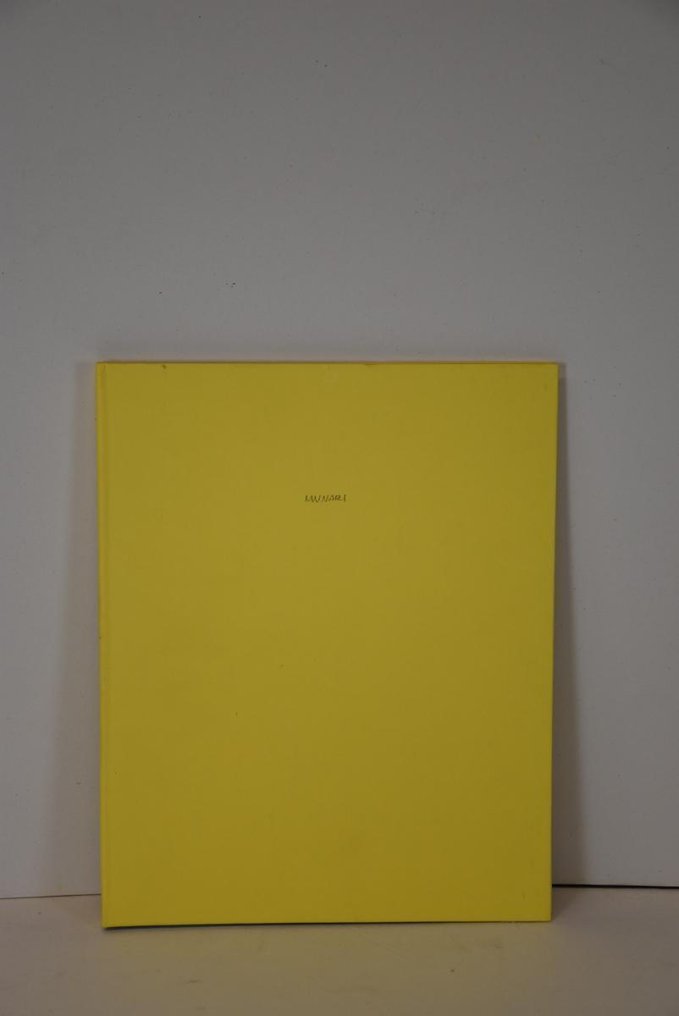 Bruno Munari - Libro illeggibile bianco nero giallo. - 1956-2011 #1.0