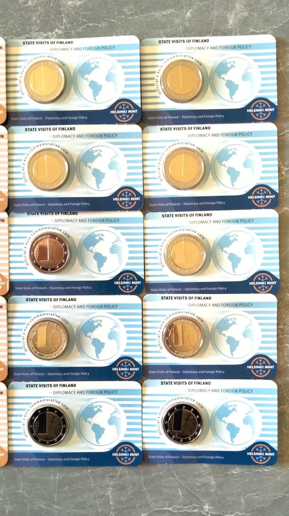 Finland. 2 Euro 2025 "Diplomacy" (20 monnaies) #2.1